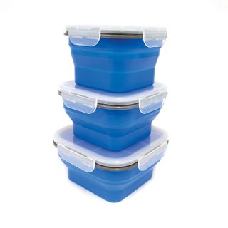 Popup Collapsible Food Containers 3 Pack