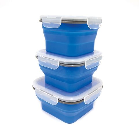 Popup Collapsible Food Containers 3 Pack