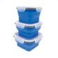 Popup Collapsible Food Containers 3 Pack
