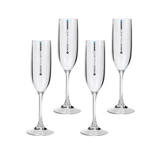 Everclear Tritan Champagne Glasses 4 Pack