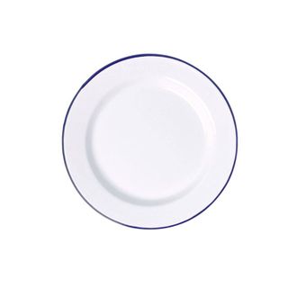 Falcon Enamel 26cm Plate - White