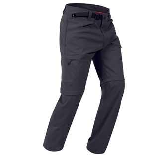 Mont Bimberi Stretch Pant Zip Off - Charcoal