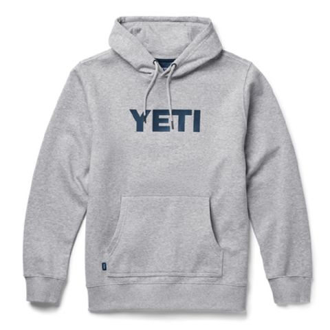 Yeti Brushed Fleece Hoodie Pullover - Grey