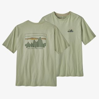 Patagonia '73 Skyline Organic T-shirt - Salvia Green