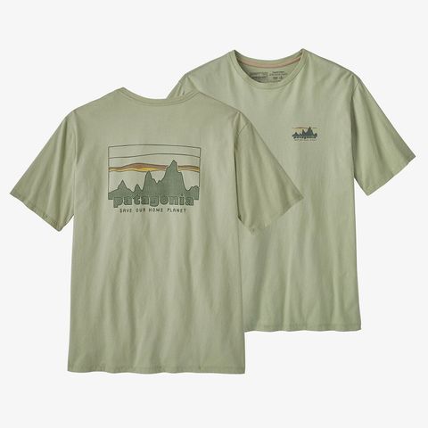 Patagonia '73 Skyline Organic T-shirt - Salvia Green