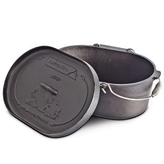 Campfire Cast Iron 10 Quart Oval Camp Oven