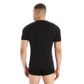 Icebreaker Men's Merino Anatomica Short Sleeve V Neck Tee - Black