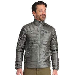 Outdoor Research Men's Helium Down Jacket - Pewter