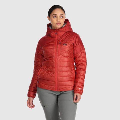 Outdoor Research Women's Helium Down Jacket - Cranberry