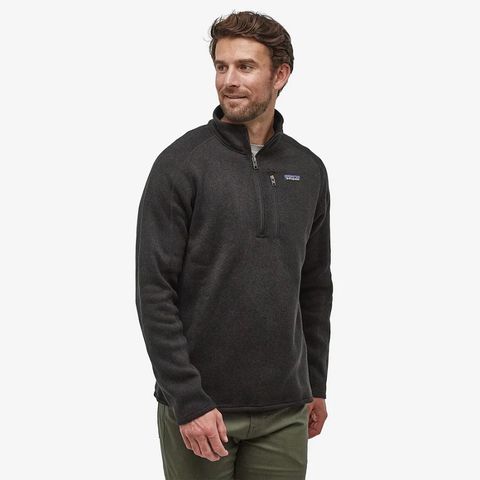 Patagonia Men's Better Sweater 1/4 - Zip - Black