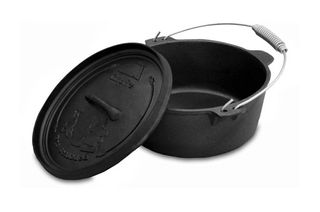 Campfire 2 Quart Camp Oven - Pre Seasoned Cast Iron