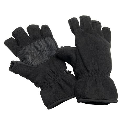3 Peaks Fingerless Fleece Glove - Black