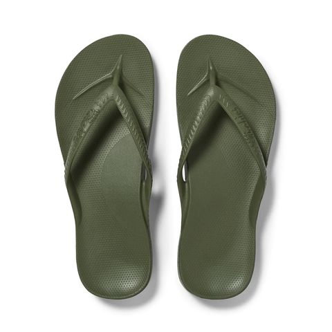 Archies Arch Support Thong - Khaki