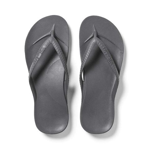 Archies Arch Support Thong - Charcoal