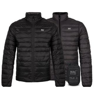 Mac In A Sac Men's Reversible Polar Jacket - Black / Charcoal