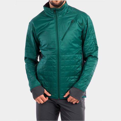 Icebreaker Men's Helix Jacket - Pine / Monsoon