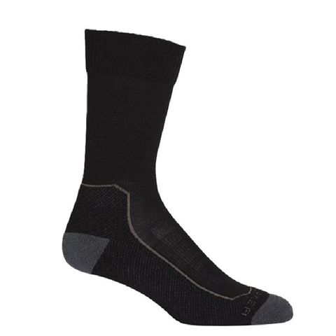 Icebreaker Women's Crew Hike - Light Cushion - Black