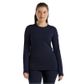 Icebreaker Women's Merino 260 Tech Long Sleeve Crew Neck Thermal Top - Midnight Navy