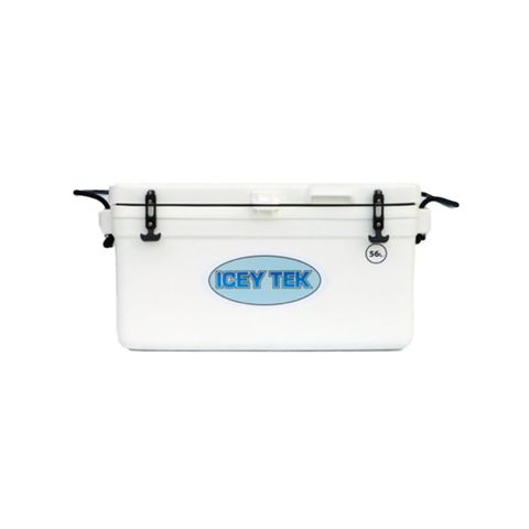 Icey Tek 56l Long Ice Box Cooler White