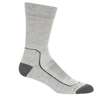 Icebreaker Men's Crew Hike - Medium Cushion - Blizzard Heather