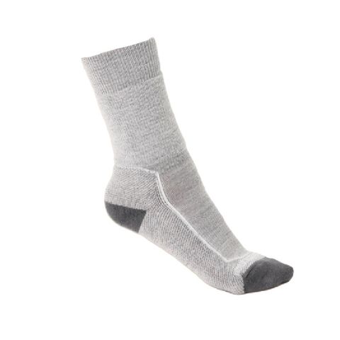 Icebreaker Women's Crew Hike - Medium Cushion - Blizzard Heather