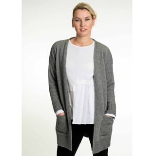 Koru Women's Long Line Cardi With Pockets - Mist