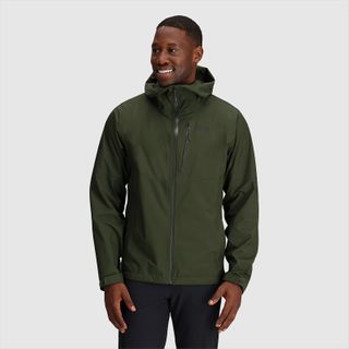 Outdoor Research Men's Foray Ii Rain Jacket - Verde