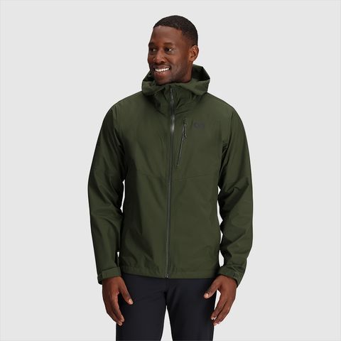 Outdoor Research Men's Foray Ii Rain Jacket - Verde