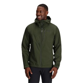 Outdoor Research Men's Foray Ii Rain Jacket - Verde