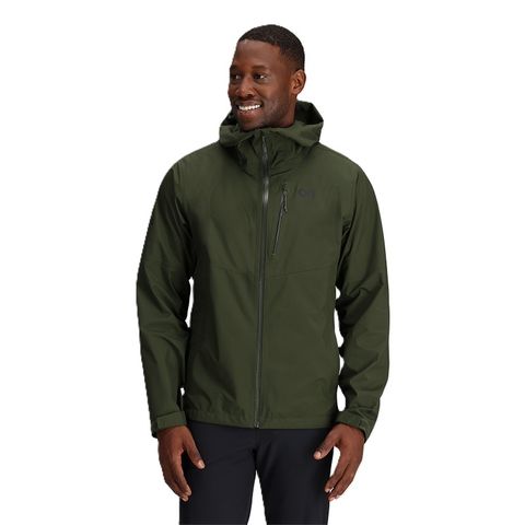 Outdoor Research Men's Foray Ii Rain Jacket - Verde