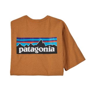 Patagonia Men's P-6 Logo Responsibili-tee - Cloudberry Orange