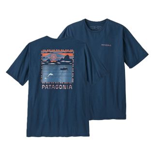 Patagonia Men's Summit Swell Organic T-shirt - Tidepool Blue