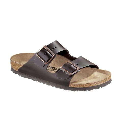 Birkenstock Arizona Natural Leather - Narrow - Dark Brown