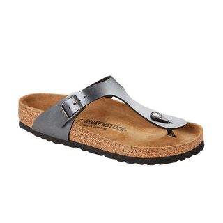 Birkenstock Gizeh Birko-flor - Narrow - Metallic Black