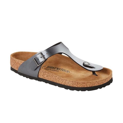 Birkenstock Gizeh Birko-flor - Narrow - Metallic Black