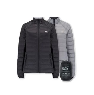 Mac In A Sac Women's Polar Reversible Jacket - Black / Grey
