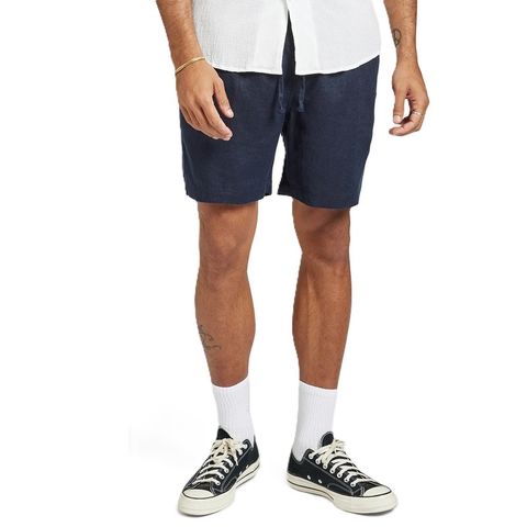 Academy Brand Riviera Linen Short - Navy
