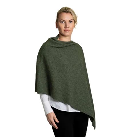 Koru 2 Way Poncho Moss