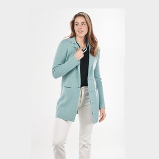 Bridge & Lord Womens Milano Knit Blazer - Sage