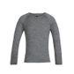 Icebreaker Kid's 200 Oasis Crewe - Gritstone Heather