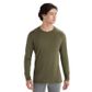 Icebreaker Men's Merino 200 Oasis Long Sleeve Crewe Thermal Top - Loden