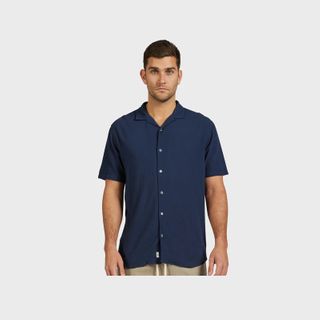 Academy Brand M Bedford Ss - Navy