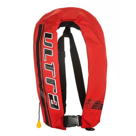 Ultra Std Man Inflat L150 Lifejacket Red