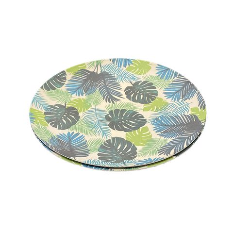 Frankie+me Bamboo Plate28cm 2pk Tropical