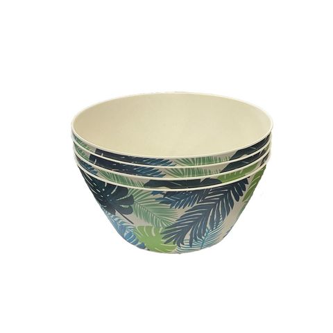 Frankie+me Bamboo Bowl14cm 4pk Tropical