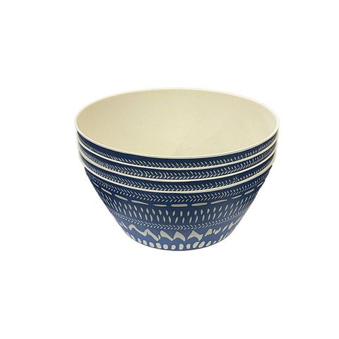 Frankie+me Bamboo Bowls14cm 4pk Geo