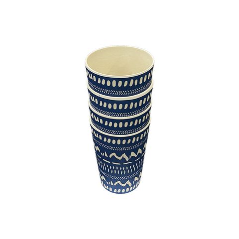 Frankie+me Bamboo Cups 4pk Geo