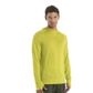 Icebreaker Men's 125 Cool-lite Merino Long Sleeve Hoodie - Bio Lime
