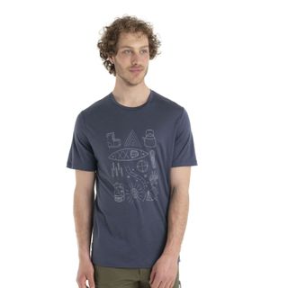 Icebreaker Men's Merino 150 Tech Lite Ii Tee Camp Essentials - Graphite