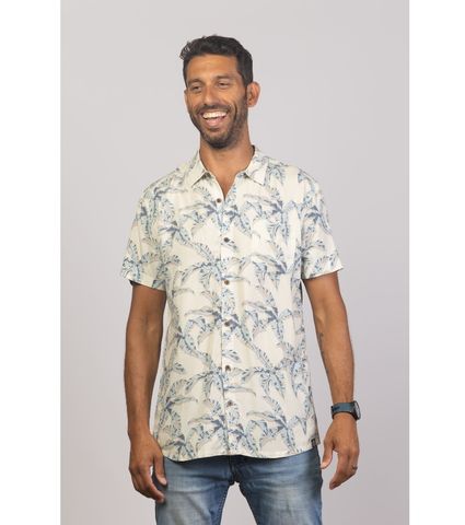 Skumi Mens Shirt - Balmy Palm